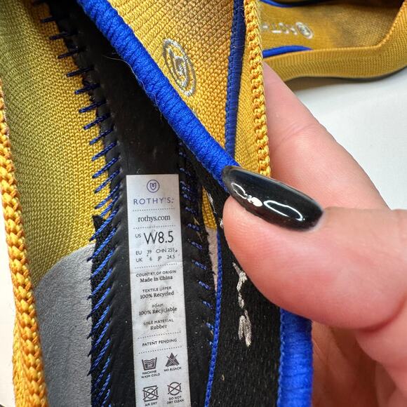 Rothy's Mustard The Point Ballet Flats - Picture 6 of 6